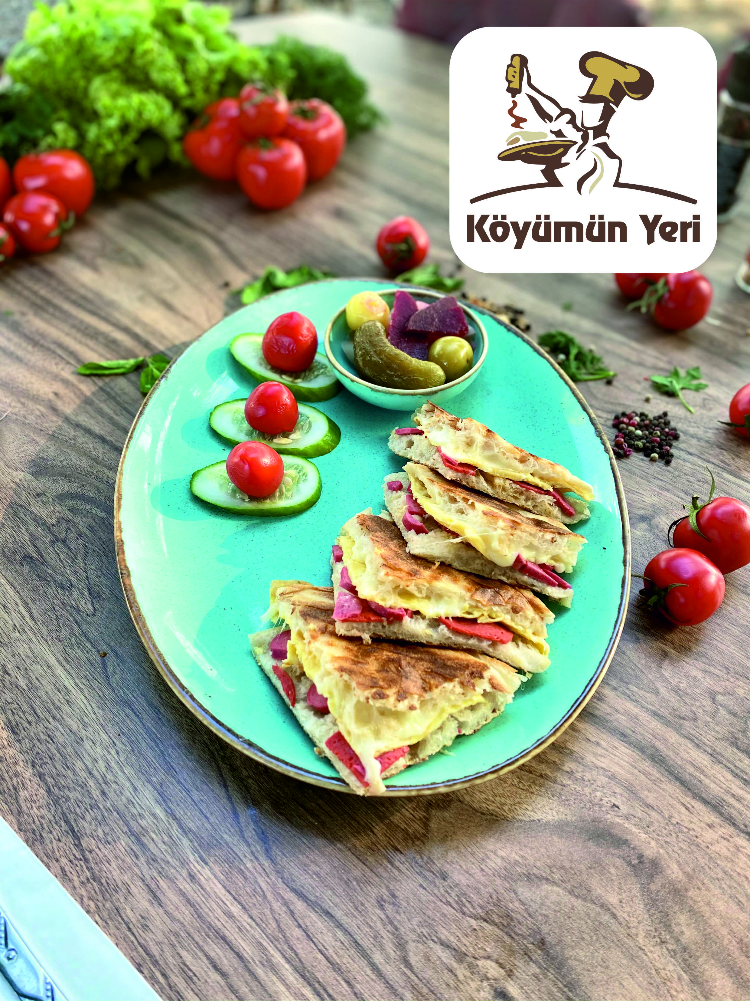 Sucuk Kaşarlı Bazlama